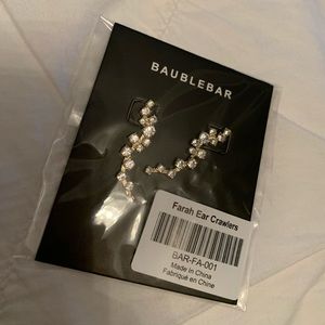 BaubleBar dangling diamond earrings